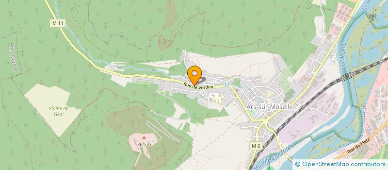 localisation de l'entreprise EAST ROOTS PROMOTION à ARS SUR MOSELLE