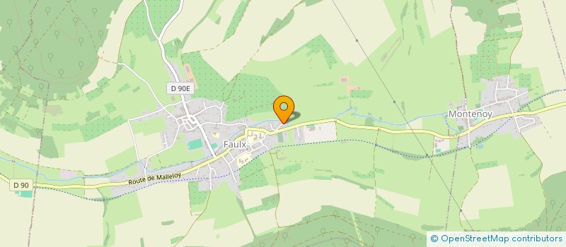 localisation de l'entreprise EAST SERVICE  FAULX