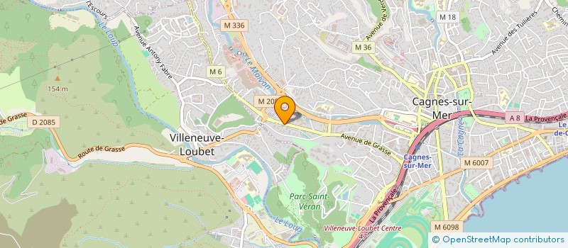 localisation de l'entreprise EAST - SIDE à CAGNES-SUR-MER