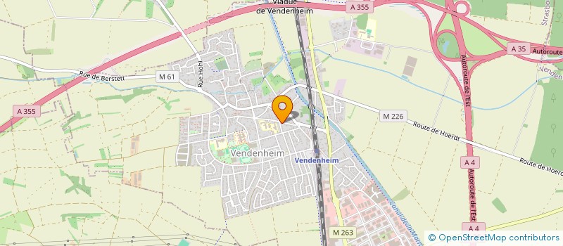 localisation de l'entreprise EAST SPARTANS CHEERLEADING  VENDENHEIM