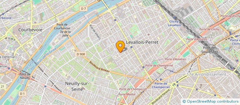 localisation de l'entreprise EAST TO THE WEB à LEVALLOIS-PERRET