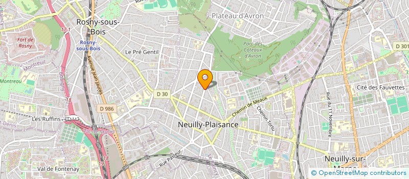 localisation de l'entreprise EASTCODE à NEUILLY-PLAISANCE