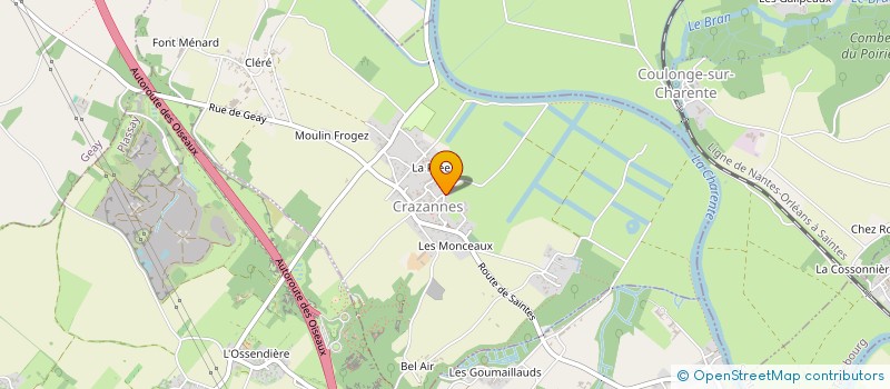 localisation de l'entreprise EASTERBROOK  CRAZANNES