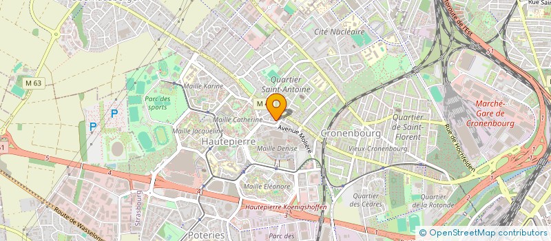 localisation de l'entreprise EASTERN PICTURES à STRASBOURG
