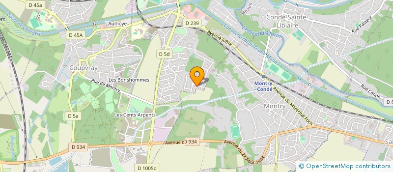 localisation de l'entreprise EASTLINE PRESTIGE à ESBLY