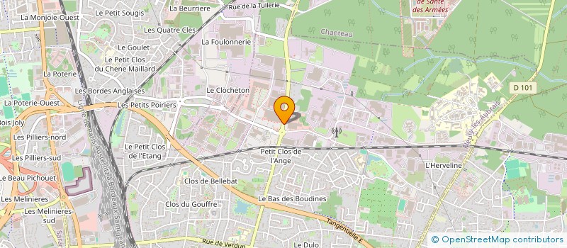 localisation de l'entreprise EASTWOOD à FLEURY-LES-AUBRAIS