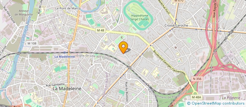 localisation de l'entreprise EASY 5LL à MARCQ-EN-BARŒUL