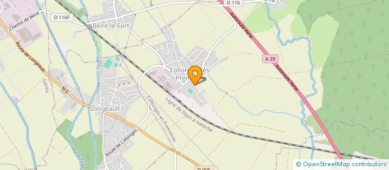 localisation de l'entreprise EASY  COLLONGES-ET-PREMIERES