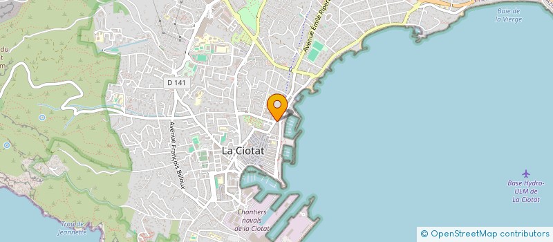 localisation de l'entreprise EASY  LA CIOTAT
