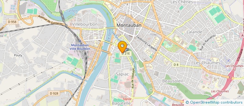 localisation de l'entreprise EASY  MONTAUBAN