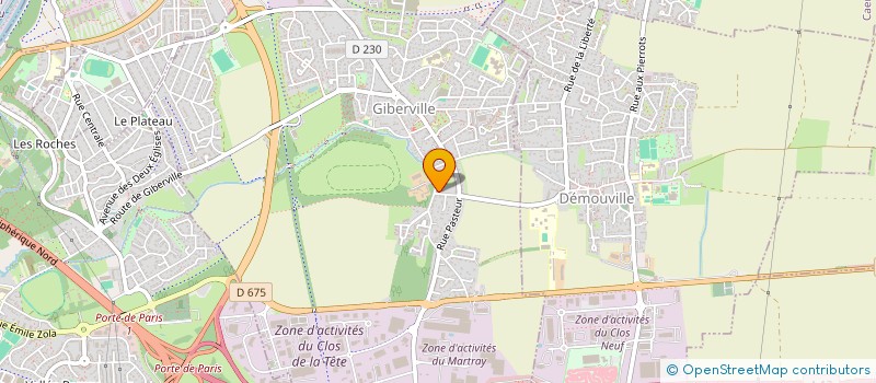 localisation de l'entreprise EASY  GIBERVILLE