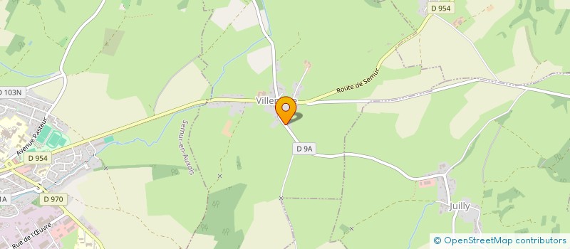 localisation de l'entreprise EASY  VILLARS-ET-VILLENOTTE