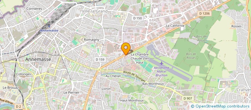 localisation de l'entreprise EASY ALPES TRANSFER  ANNEMASSE