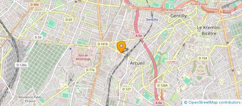 localisation de l'entreprise EASY AND FUN à ARCUEIL
