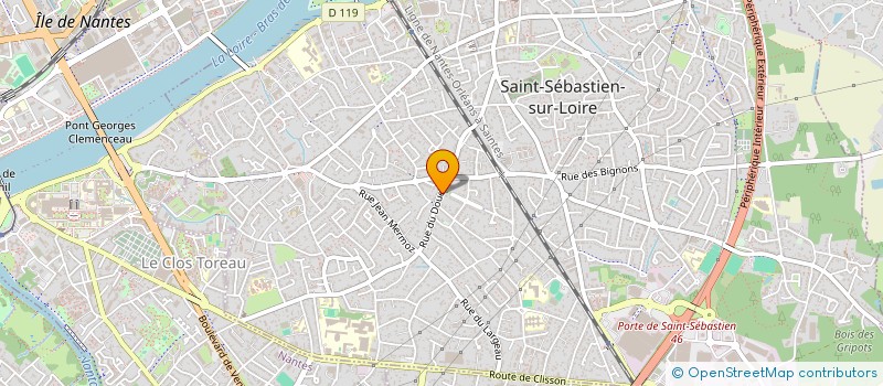 localisation de l'entreprise EASY AND SWIFT IMMO  SAINT-SEBASTIEN-SUR-LOIRE