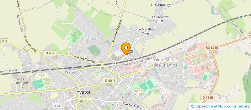 localisation de l'entreprise EASY AUTO à YVETOT