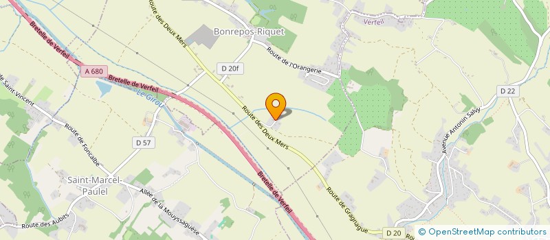 localisation de l'entreprise EASY-B MENUISERIE  BONREPOS-RIQUET