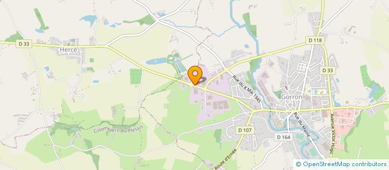 localisation de l'entreprise EASY BARF  GORRON