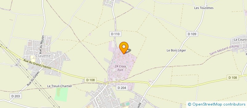 localisation de l'entreprise EASY BAT à SAINT-MEDARD-D'AUNIS