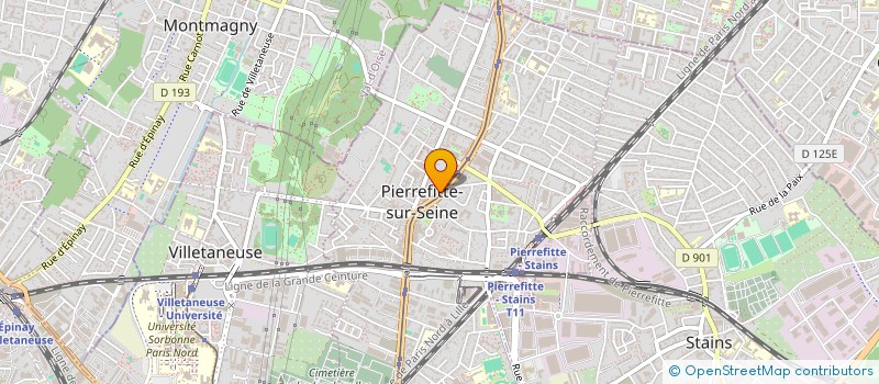 localisation de l'entreprise EASY BAT à PIERREFITTE-SUR-SEINE