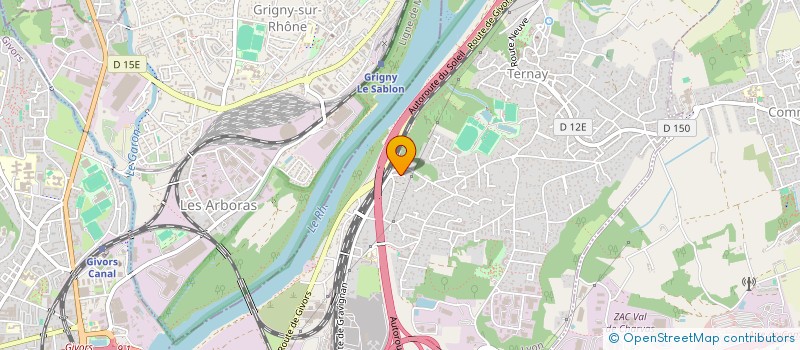 localisation de l'entreprise EASY BAT  TERNAY