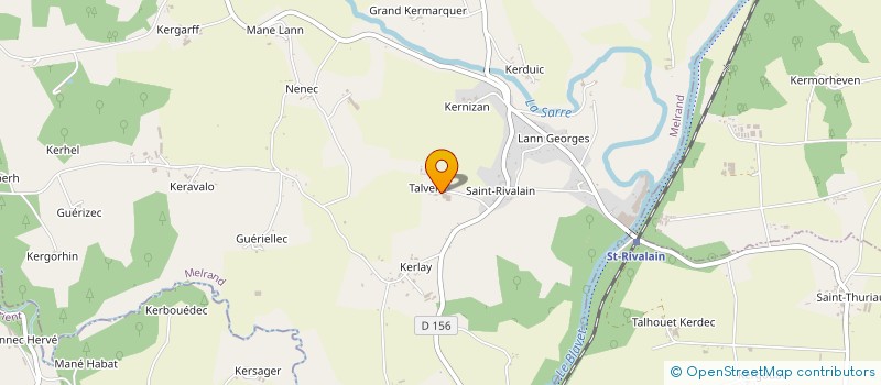 localisation de l'entreprise EASY BUILD IN BRITTANY  BUBRY