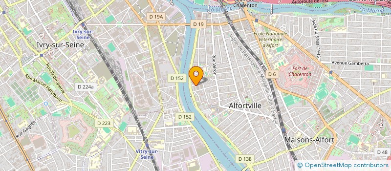 localisation de l'entreprise EASY BUSINESS ALFORTVILLE  ALFORTVILLE