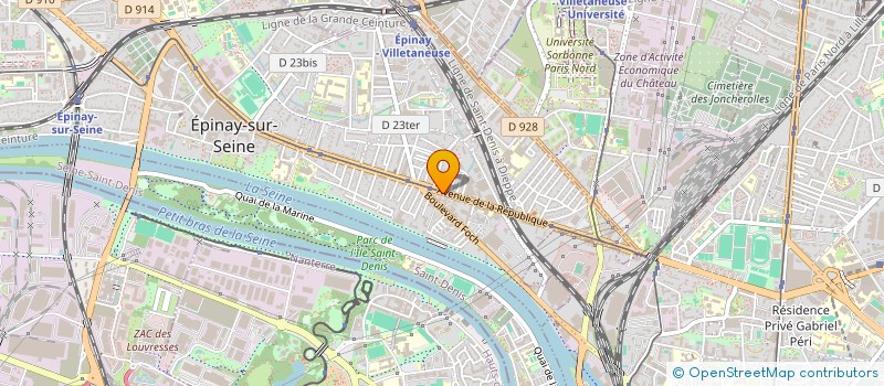 localisation de l'entreprise EASY CAB à EPINAY-SUR-SEINE