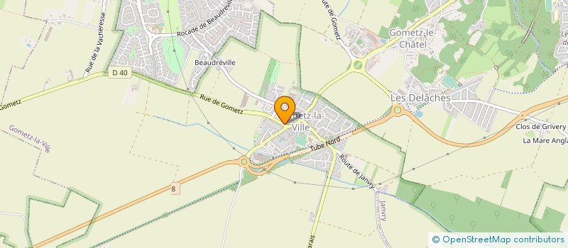 localisation de l'entreprise EASY CALL  GOMETZ-LA-VILLE