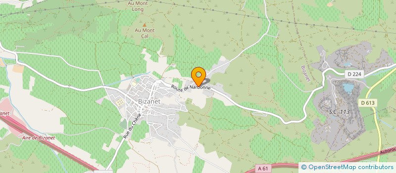 localisation de l'entreprise EASY CAMP à BIZANET