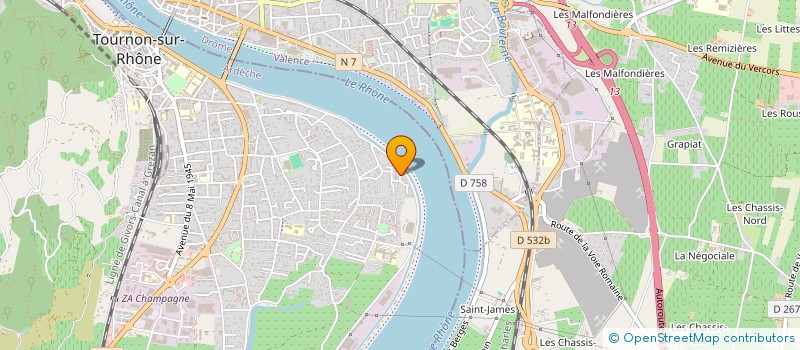 localisation de l'entreprise EASY CAR à TOURNON-SUR-RHONE
