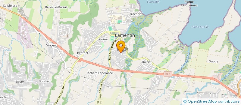 localisation de l'entreprise EASY CAR  LAMENTIN