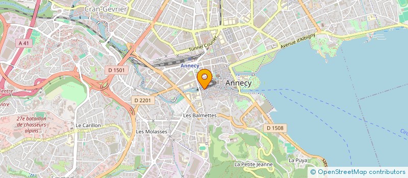 localisation de l'entreprise EASY CARS CENTER à ANNECY