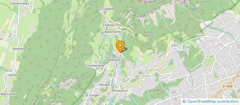 localisation de l'entreprise EASY CAT II  CORENC