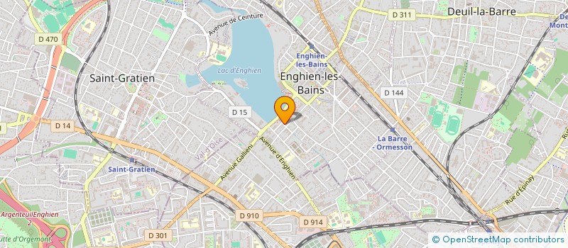 localisation de l'entreprise EASY CLEAN à ENGHIEN-LES-BAINS