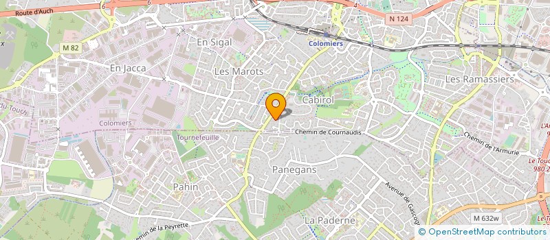 localisation de l'entreprise EASY COLOC à COLOMIERS