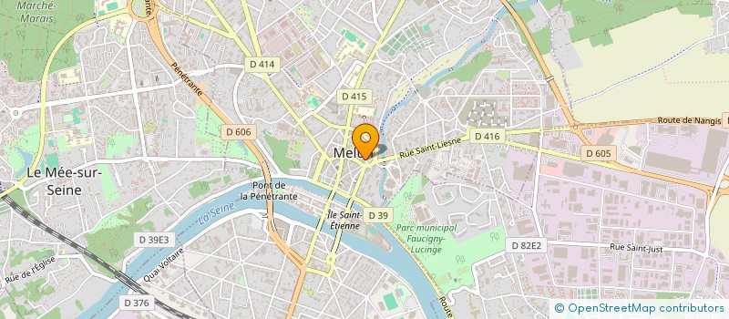 localisation de l'entreprise EASY COM FRANCE à MELUN