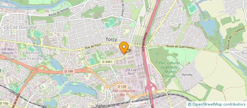 localisation de l'entreprise EASY COM TRANSPORT  TORCY