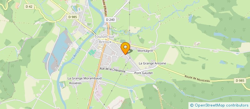 localisation de l'entreprise EASY COME  TOULON-SUR-ARROUX