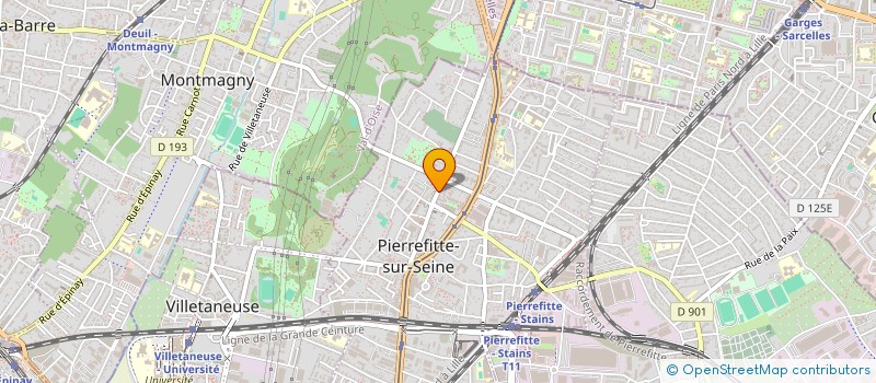 localisation de l'entreprise EASY COMMUNICATIONS à PIERREFITTE-SUR-SEINE
