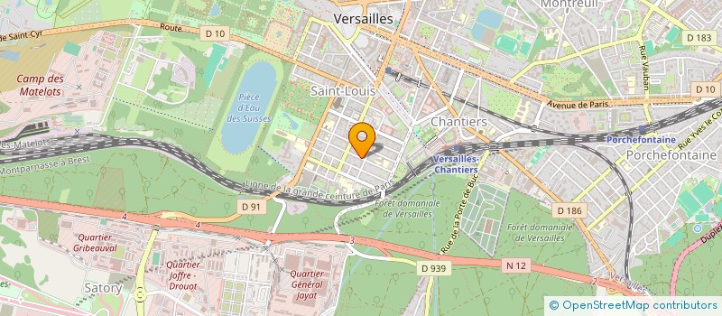 localisation de l'entreprise EASY COMPANY à VERSAILLES