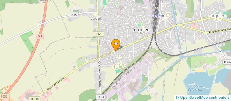 localisation de l'entreprise EASY CONCEPT INFORMATIQUE à TERGNIER