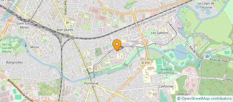 localisation de l'entreprise EASY CONNECT à LE MANS