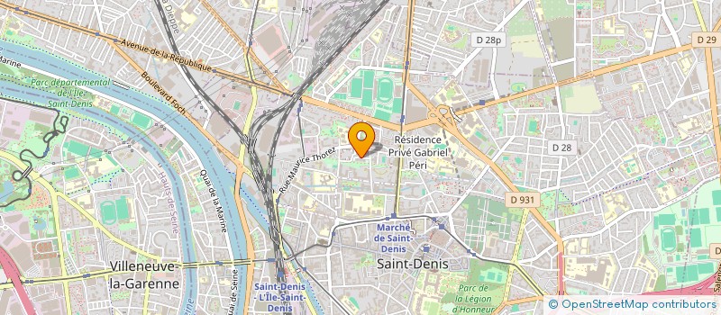 localisation de l'entreprise EASY COURSES à SAINT-DENIS