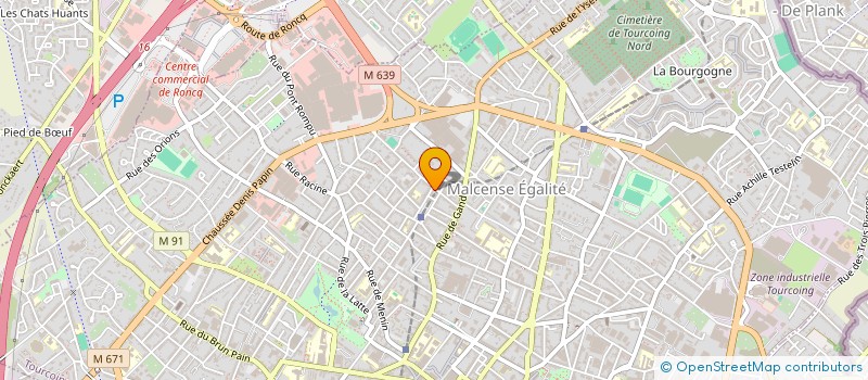 localisation de l'entreprise EASY COURSES à TOURCOING