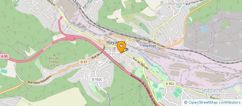 localisation de l'entreprise EASY COURTAGE à HAYANGE