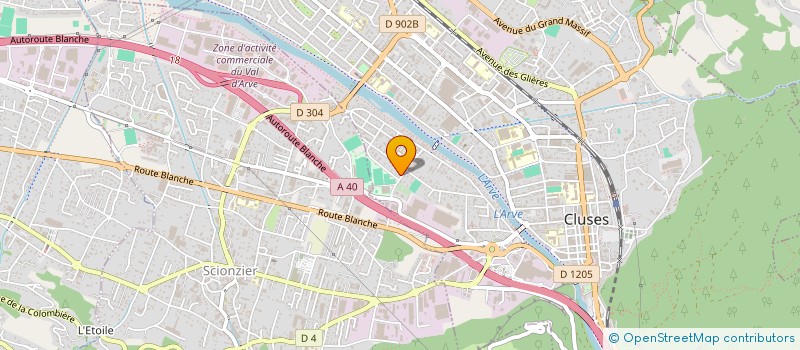 localisation de l'entreprise EASY DA à CLUSES