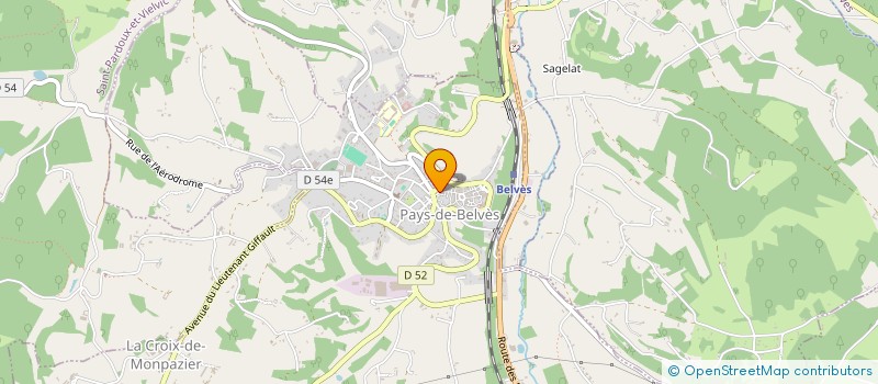 localisation de l'entreprise EASY DECO  PAYS DE BELVES