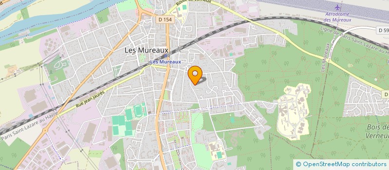 localisation de l'entreprise EASY DEV' à LES MUREAUX