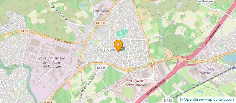 localisation de l'entreprise EASY DRIVE à VENDARGUES